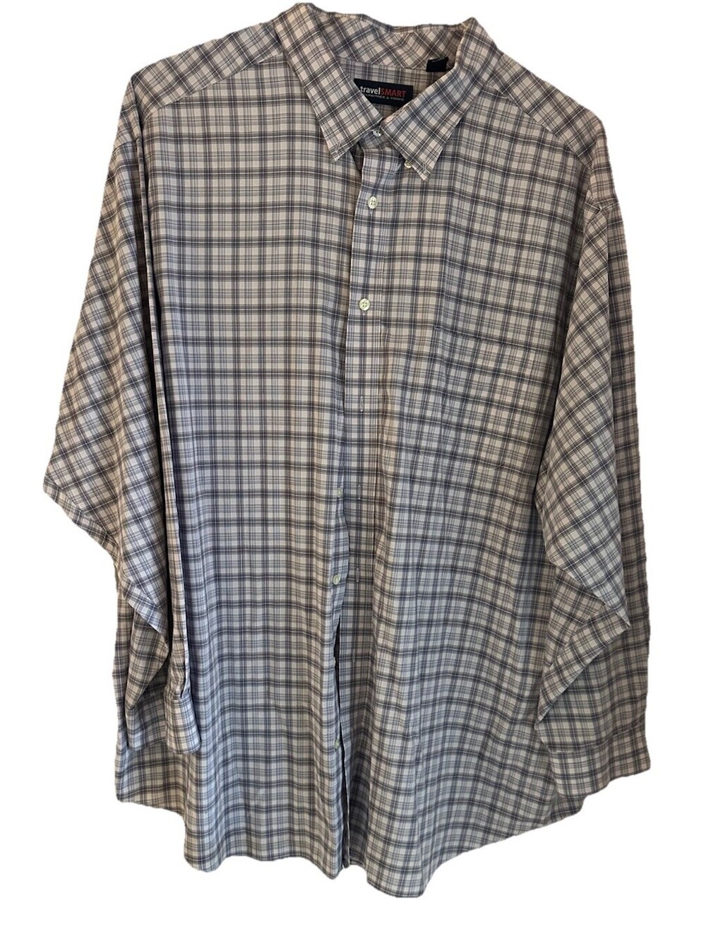 Roundtree &Yorke TravelSmart Men’s 4XT LongSleeve ButtonShirtExcellent Condition